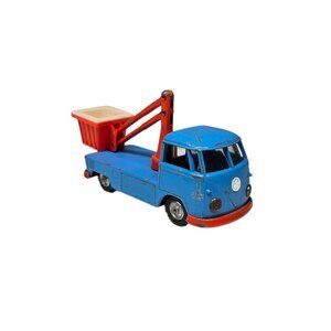 Gama Mini Mod 1/43 # 957 Volkswagen VW T1 Flatbed w/ Lift Climbing Blue  Germany